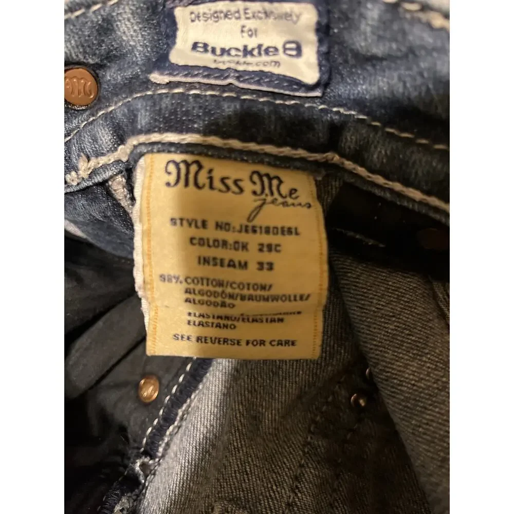 Miss Me Easy Boot Women's Jeans Size 29 - Great Condition! - Picture 8 of 8